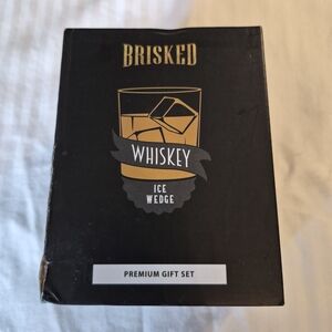 Brisked Whiskey Ice Wedge Premium Gift Set - Black & Gold